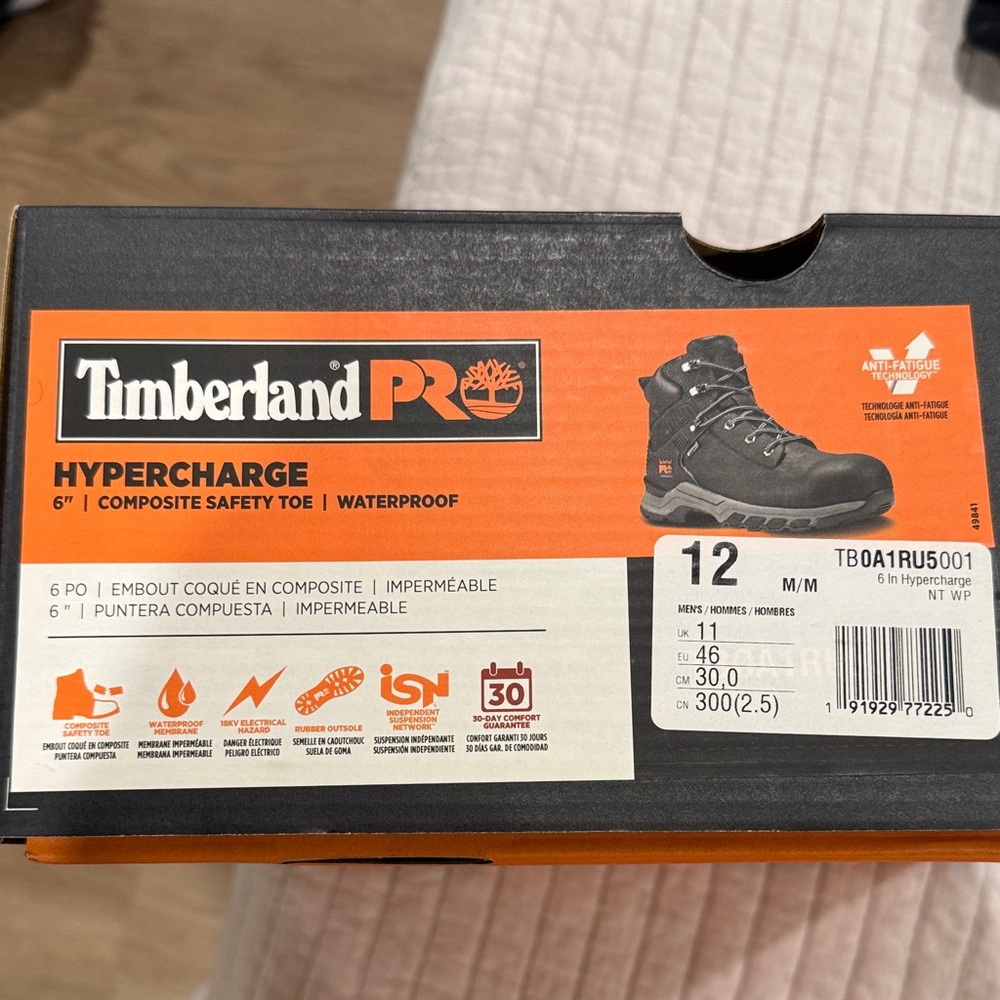Timberland PRO Hypercharge Black Safety Boots